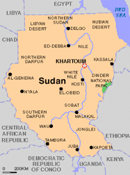 Map of Sudan